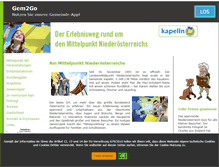 Tablet Screenshot of mittelpunkt-noe.at